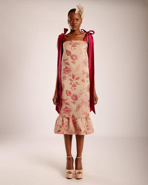 Pauline with flowers Dress